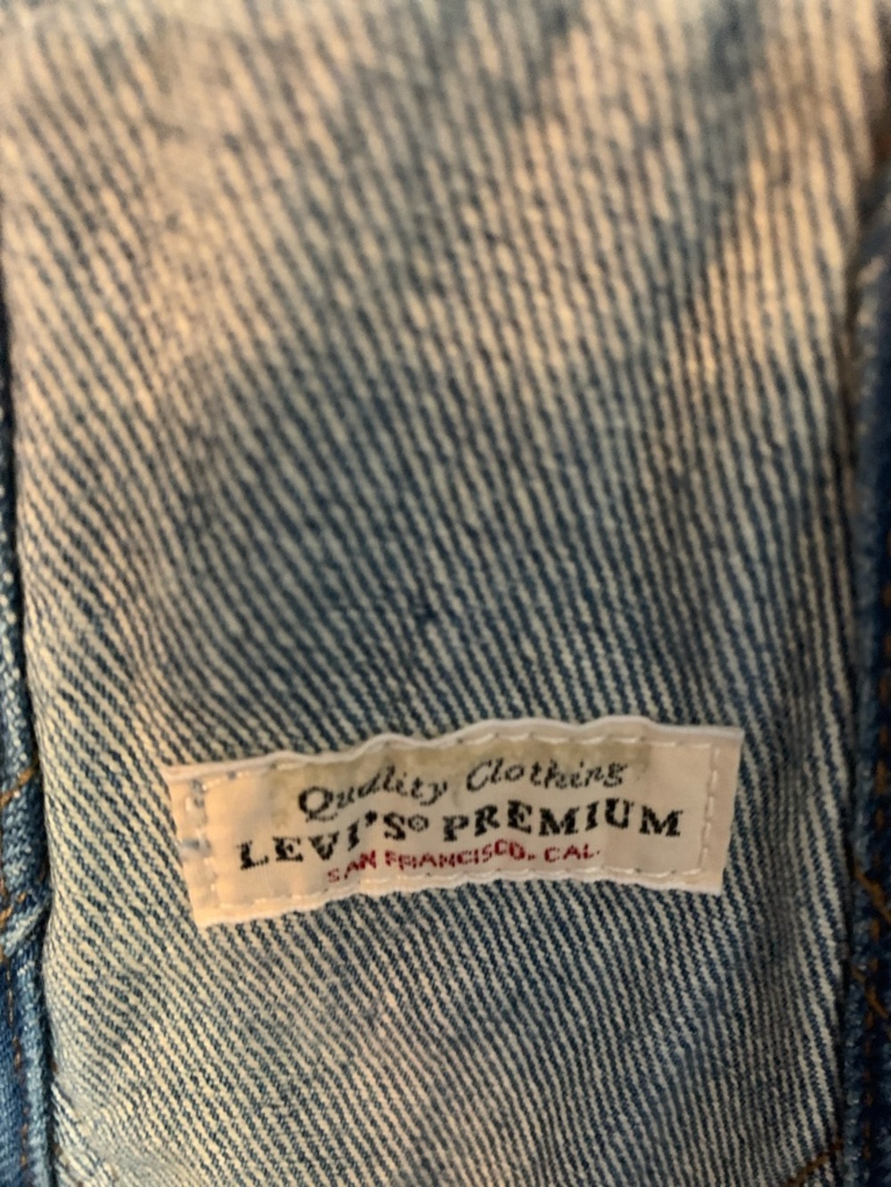 Levi's Light Blue Denim Bib Overalls - Picture 2 of 5